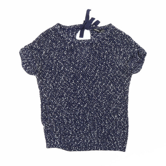 ESMARA Womens Blue  Knit Pullover Jumper Size 14