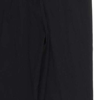 Brand and care label for Elimma women’s black trousers, size UK 16, 31-inch leg