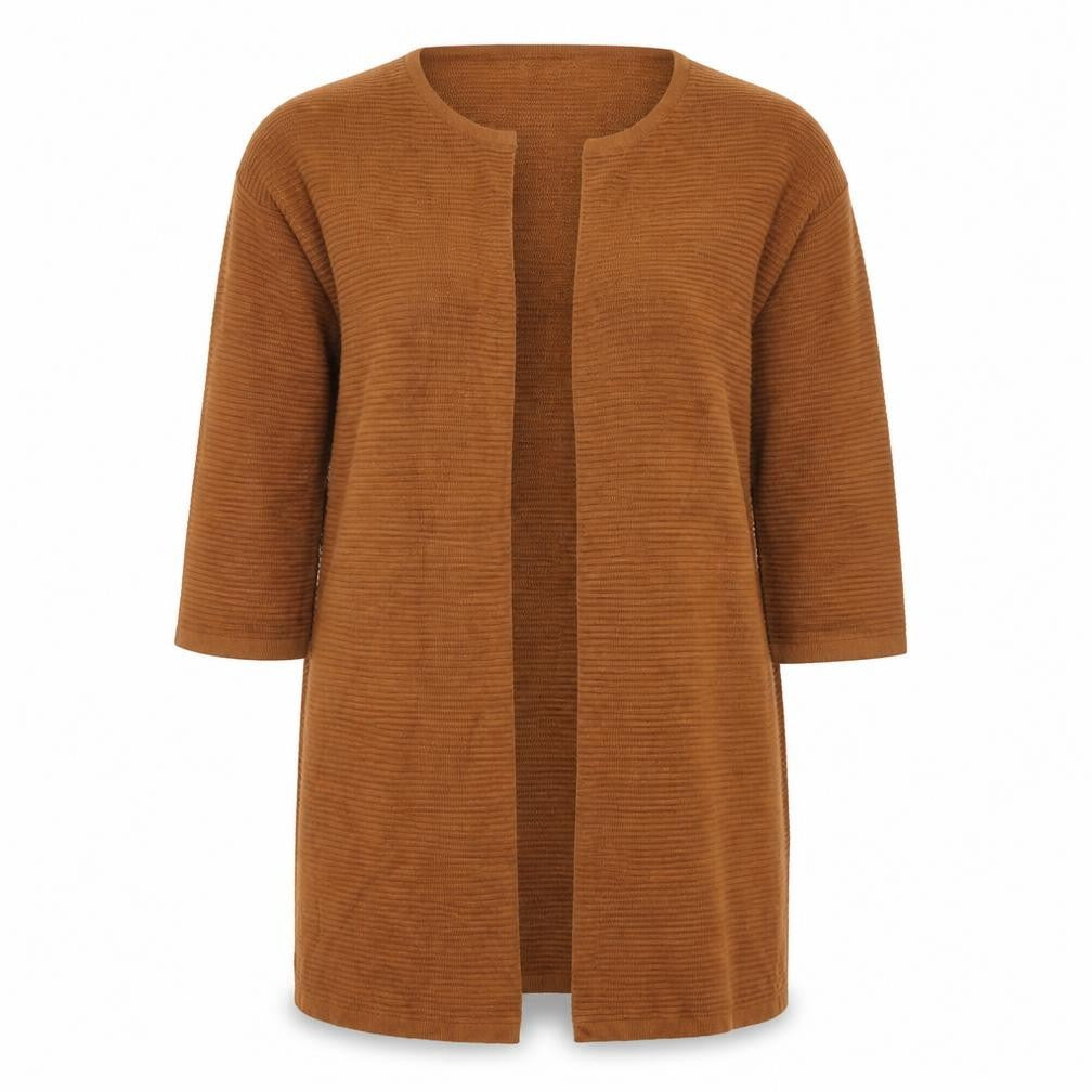 ESMARA Womens Brown   Cardigan Jumper Size M