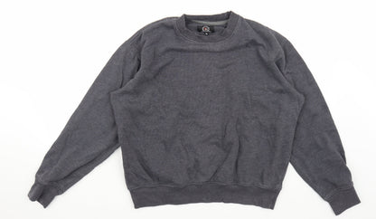 Additional front view of Huston Harbour women’s grey jumper, size M