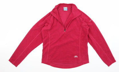 Additional front view of Trespass women’s pink jumper, size M