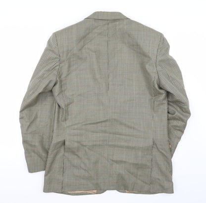 Back view of Chatsworth men’s beige jacket suit jacket, size 40