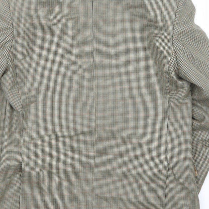 Brand and care label for Chatsworth men’s beige jacket suit jacket, size 40