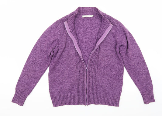 EWM Womens Purple   Jacket Coat Size L
