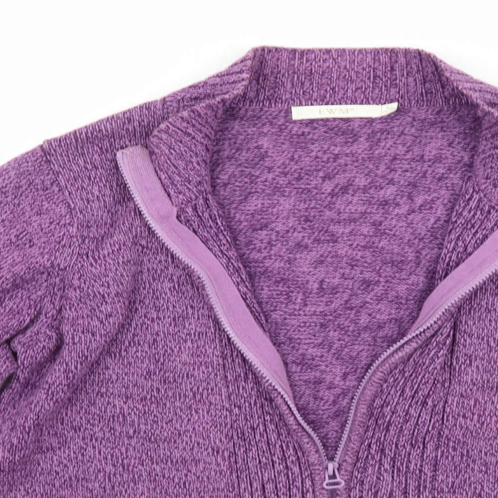 EWM Womens Purple   Jacket Coat Size L