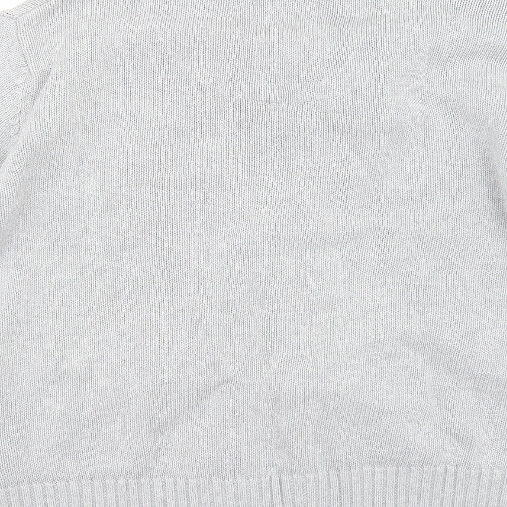 Brave Soul Womens Grey   Cardigan Jumper Size L