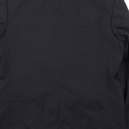 Brand and care label for Armando men’s black jacket suit jacket, size 42