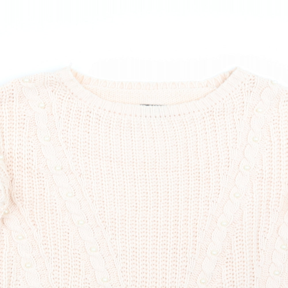 B you Womens Pink   Pullover Jumper Size 12