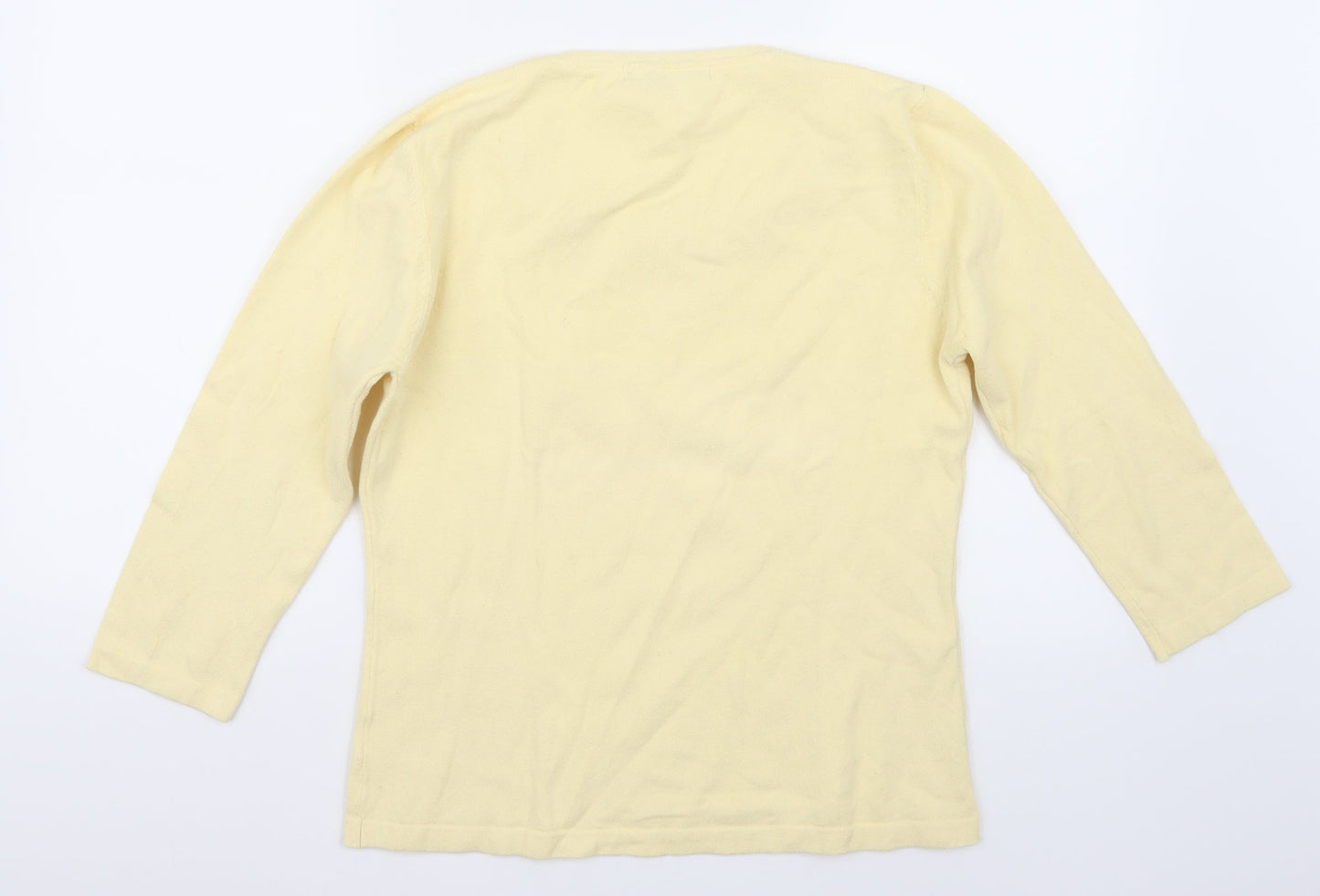 South china sea Womens Yellow   Basic T-Shirt Size M
