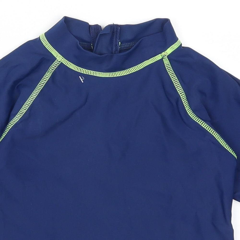 Matalan Boys Blue   Basic T-Shirt Size 2-3 Years  - Shark Attack