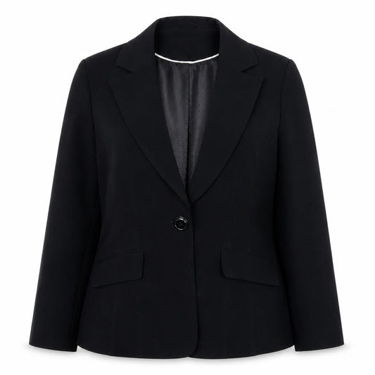 EWM Womens Black   Jacket Suit Jacket Size 14