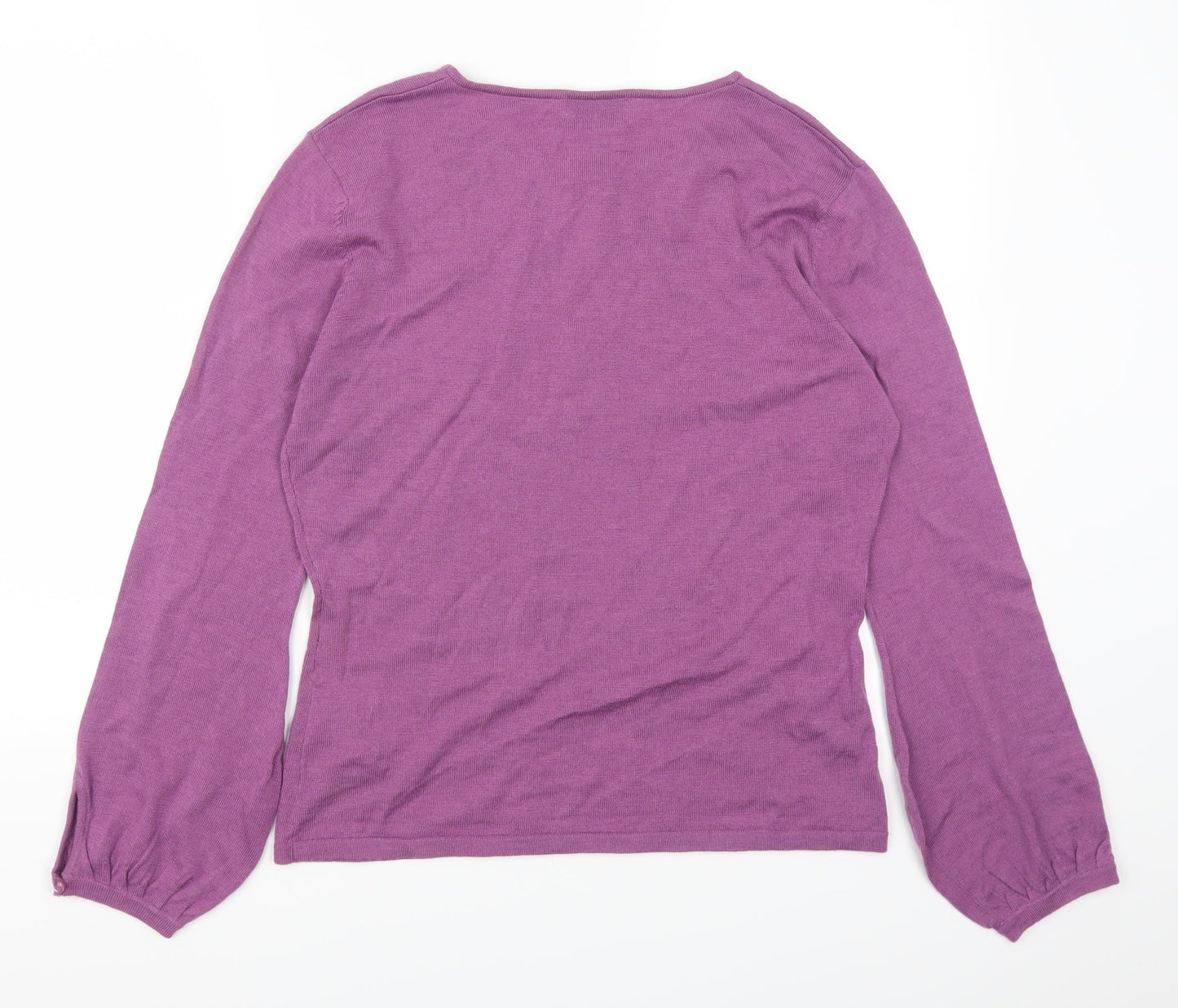 Nightingales Womens Purple   Pullover Jumper Size M