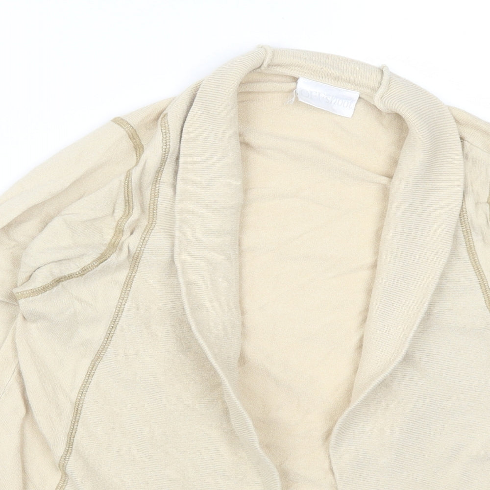 Offshoot Womens Beige   Cardigan Jumper Size M