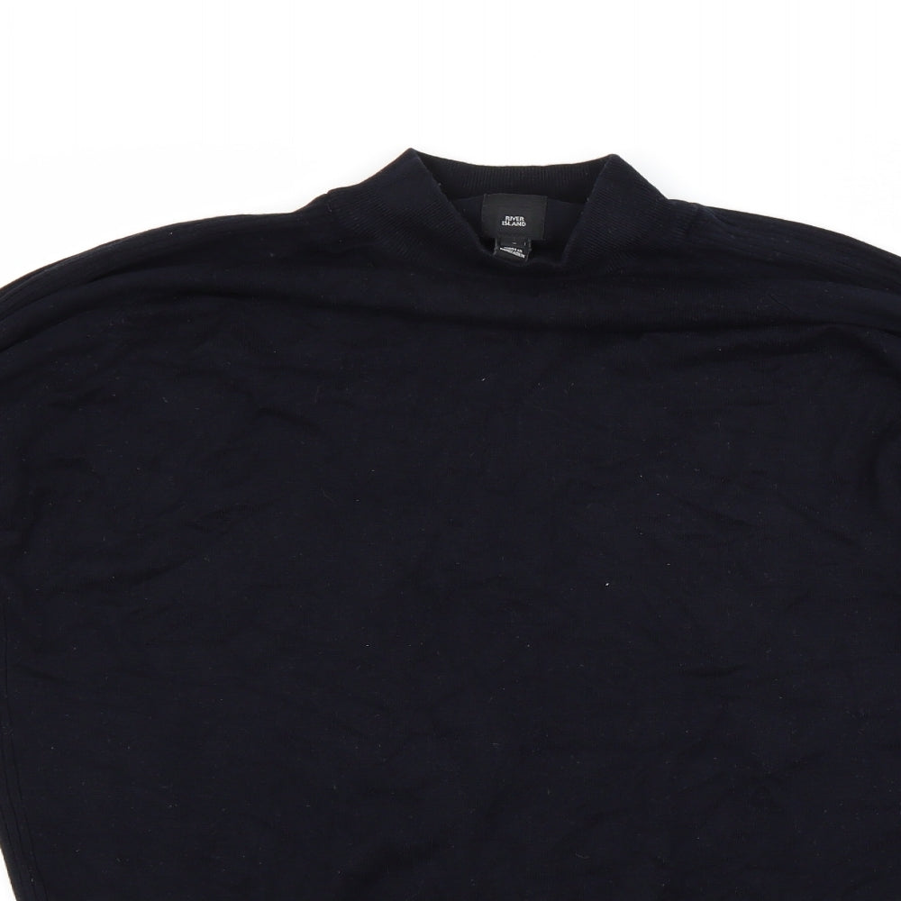 River Island Womens Blue   Pullover Jumper Size L