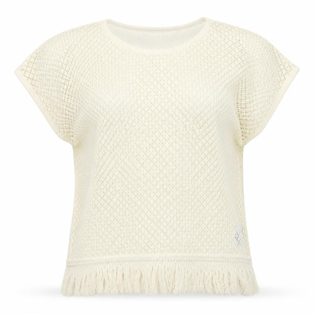 ESMARA Womens White   Vest Jumper Size M