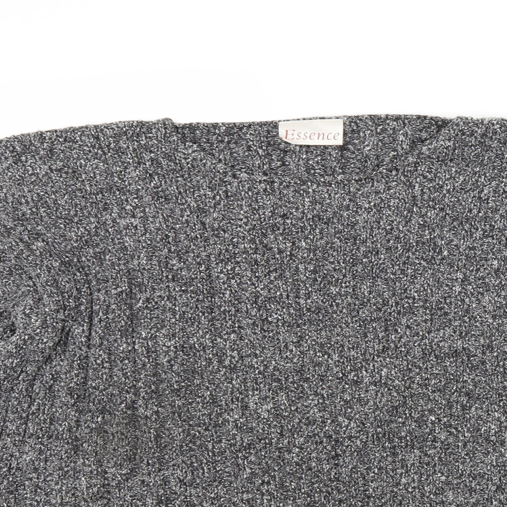 essence Womens Grey   Pullover Jumper Size L