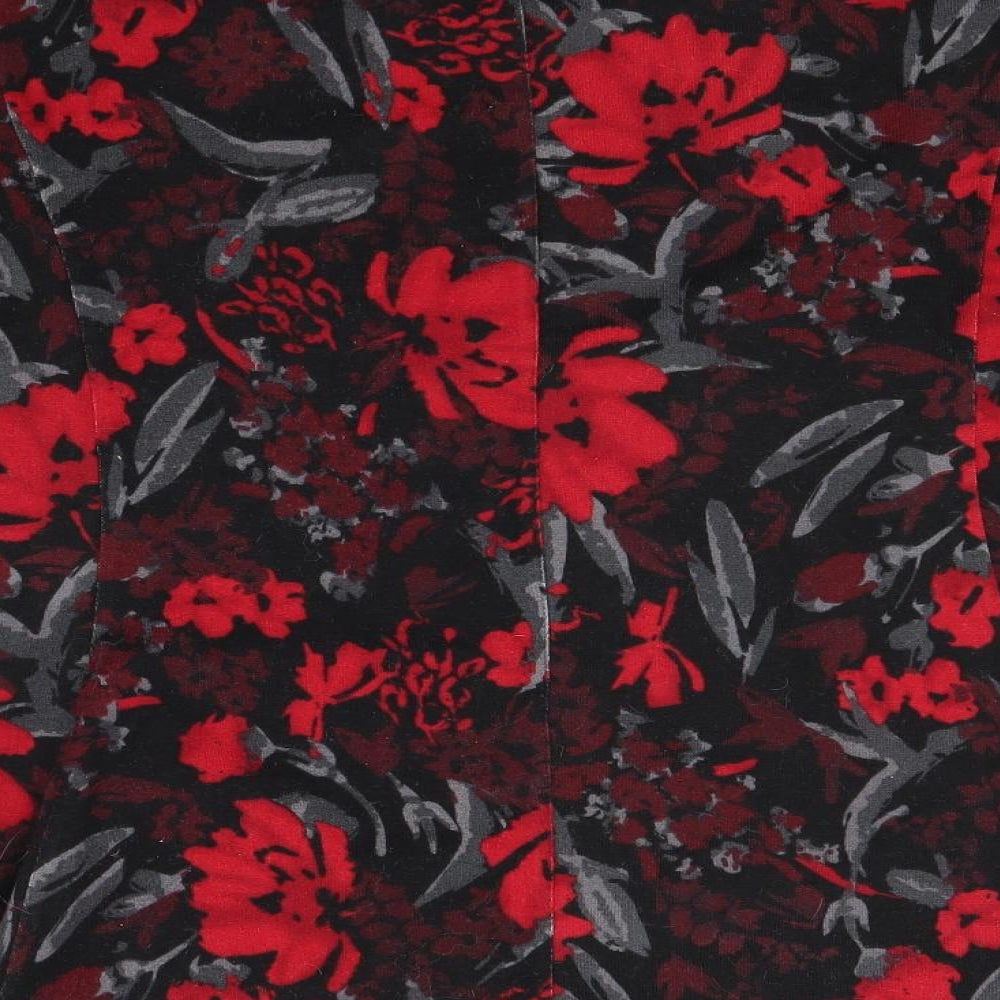 isle Womens Black Floral  Jumper Dress  Size 14