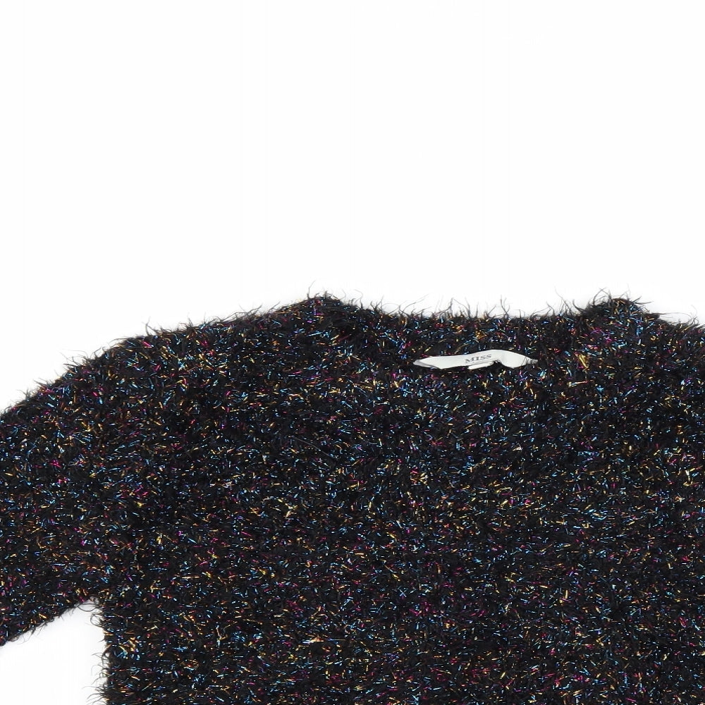 Preworn Girls Multicoloured   Pullover Jumper Size 9-10 Years