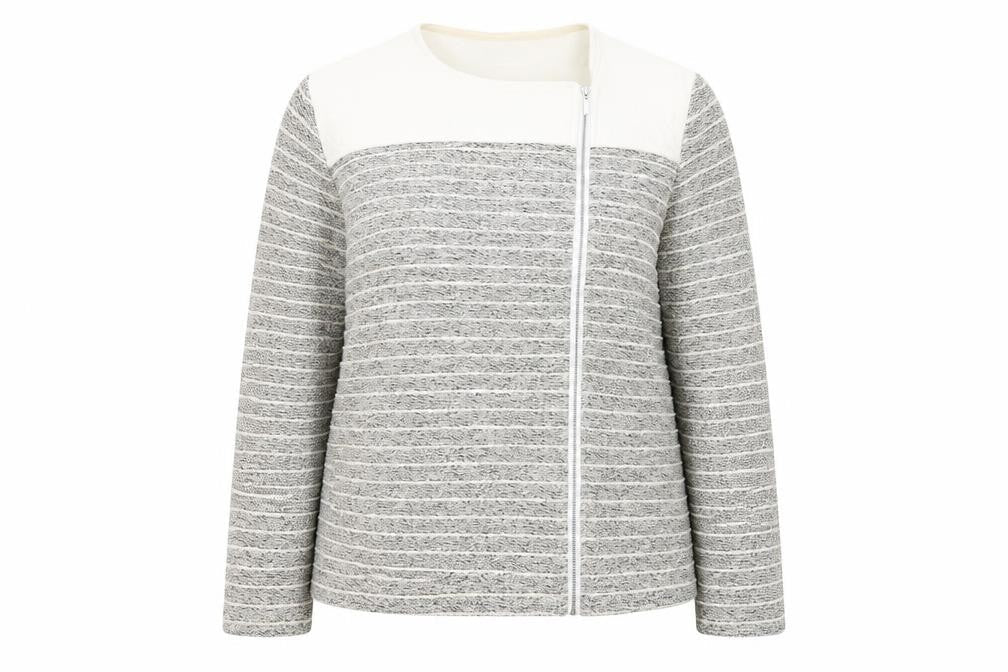 Per Una Womens Grey   Jacket Coat Size XL