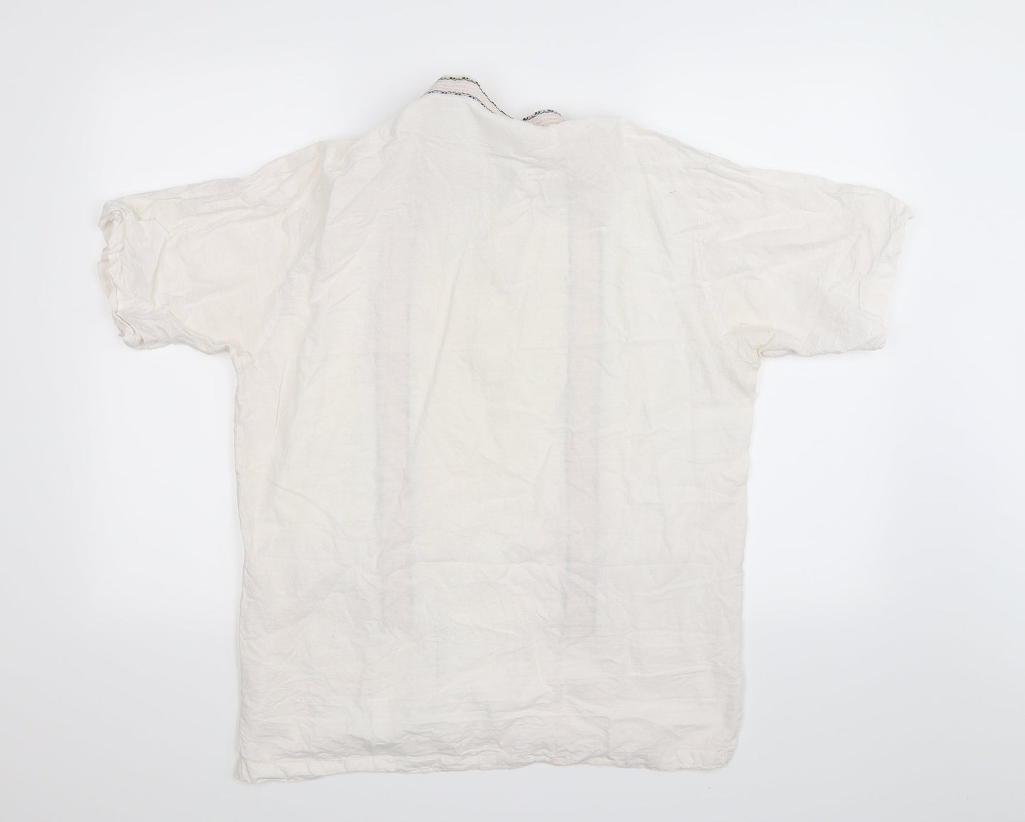 Preworn Womens White   Basic Button-Up Size L
