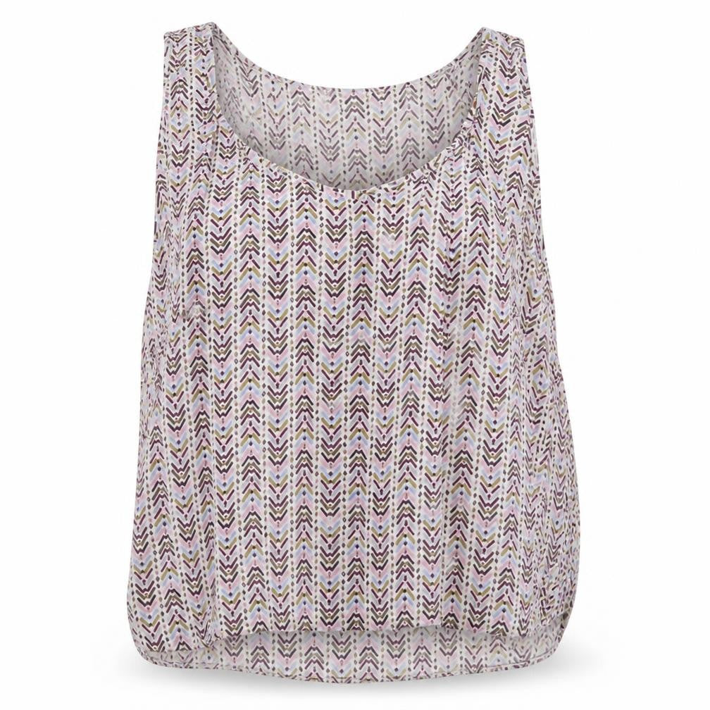 H&M Womens Multicoloured Geometric  Basic Tank Size 16
