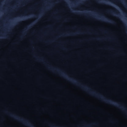 Brand and care label for Jezebel men’s blue pullover sweatshirt, size L
