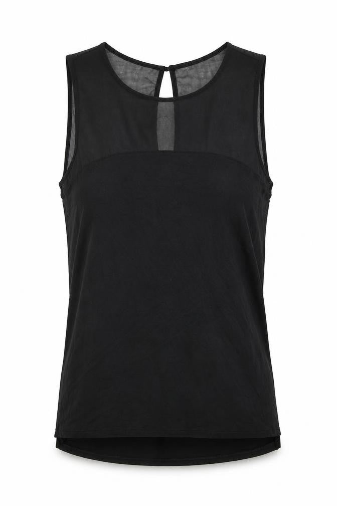 H&M Womens Black  Satin Basic Tank Size M