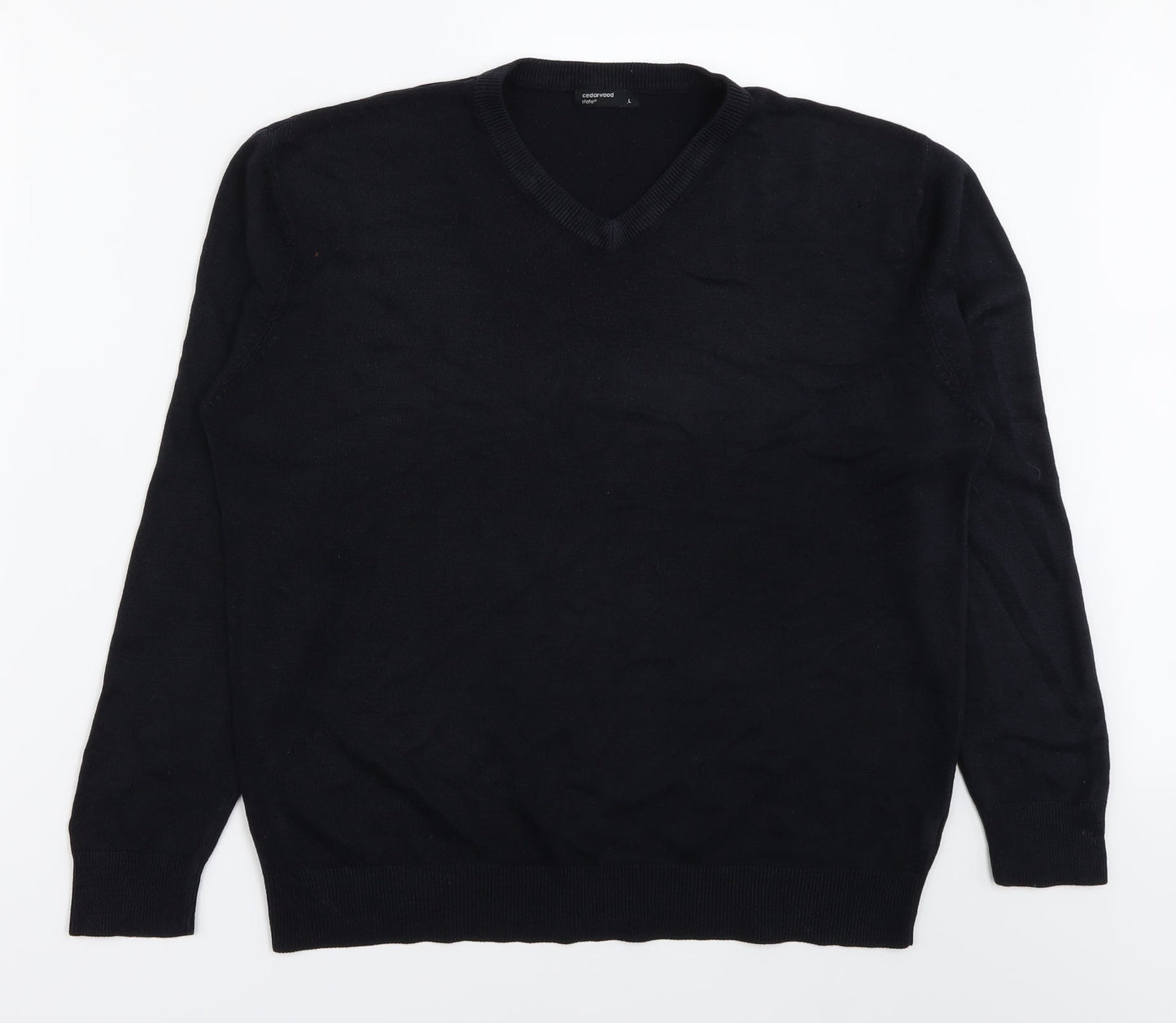 Cedar Wood State Mens Black   Pullover Jumper Size L