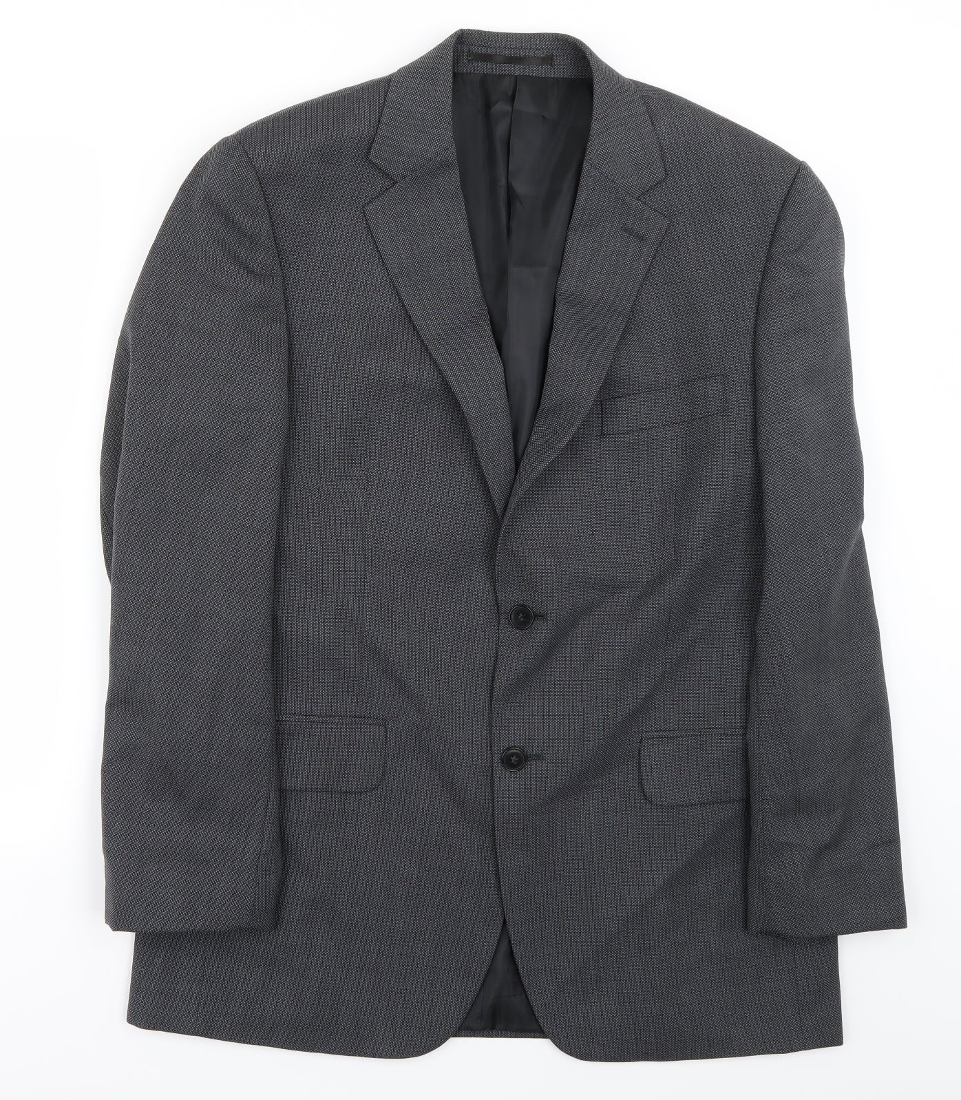 Preworn  Mens Grey   Jacket Suit Jacket Size 40