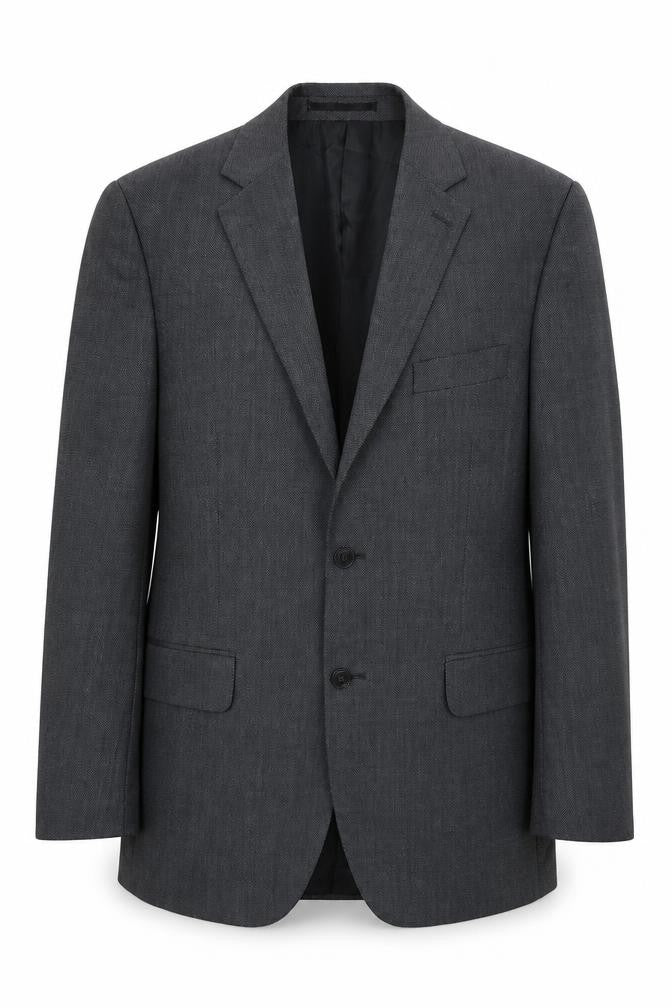 Preworn  Mens Grey   Jacket Suit Jacket Size 40
