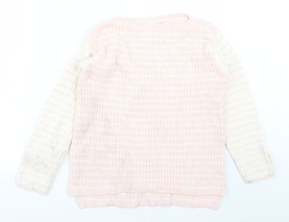 Additional front view of Marks & Spencer women’s pink jumper, size S