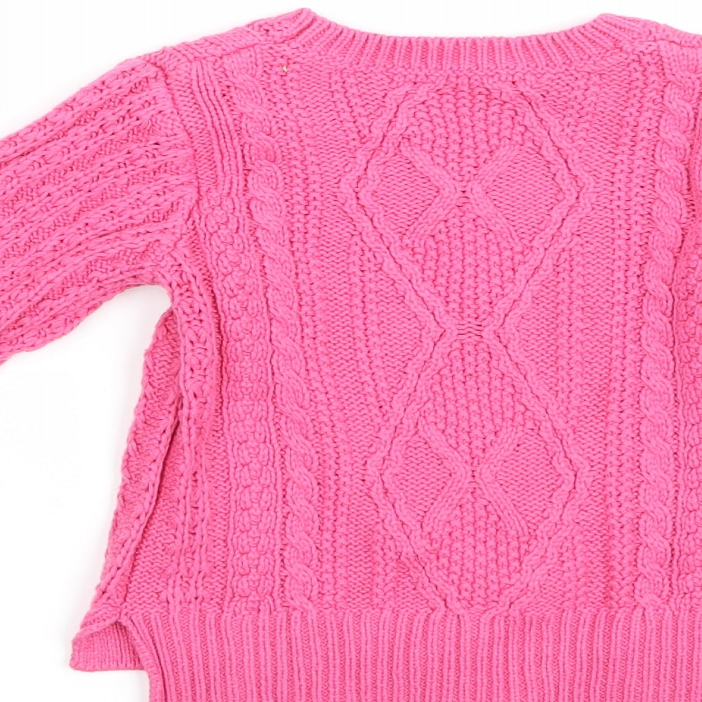 Nutmeg Girls Pink   Pullover Sweatshirt Size 2-3 Years