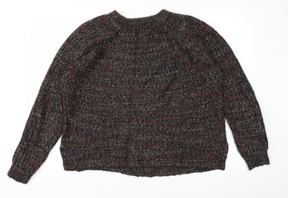 Back view of Papaya women’s black jumper, size M