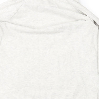 Brand and care label for Peacocks women’s white jumper, size UK 14