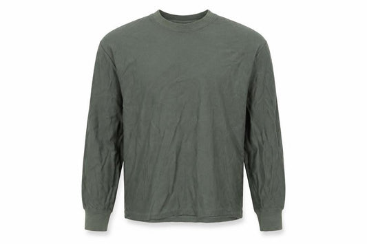 Front view of Topman men’s green jumper, size S