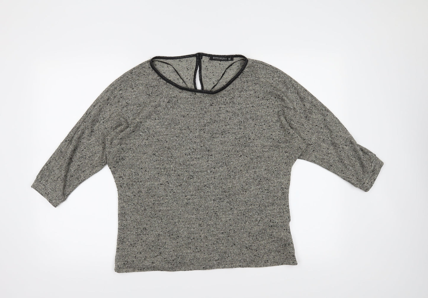 Encuentro Womens Grey   Basic Blouse Size M