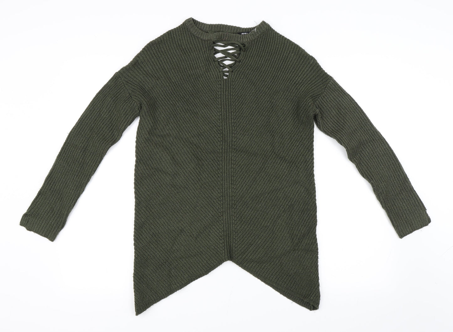Select Womens Green   Pullover Jumper Size 8