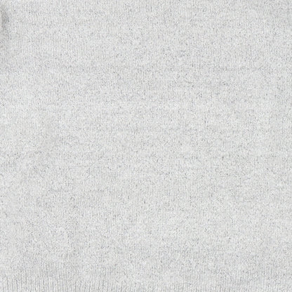 Brand and care label for WOW women’s grey jumper, size XS