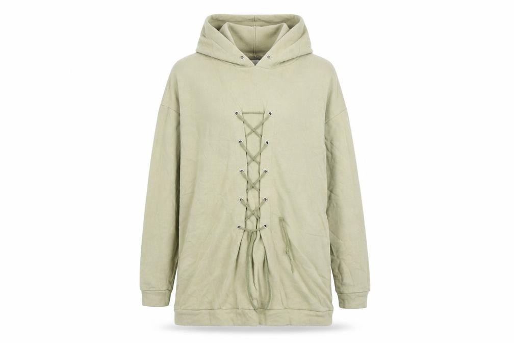 PRETTY LITTLE THING Womens Green  Pullover Hoodie Size 12