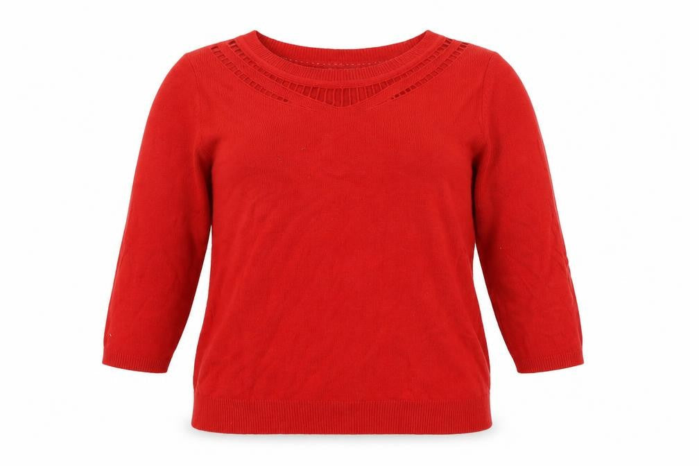 Marks & Spencer Womens Red   Pullover Jumper Size 14