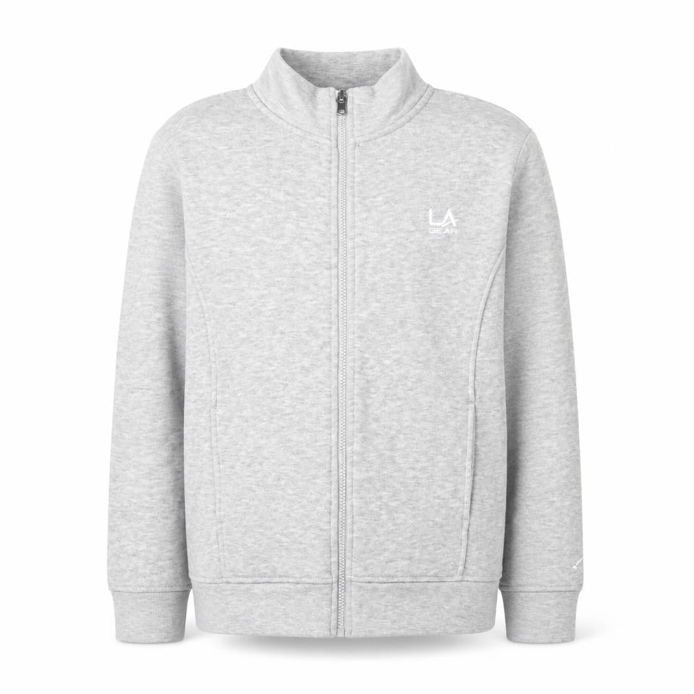 LA Gear Girls Grey  Jersey Full Zip Sweatshirt Size 13 Years