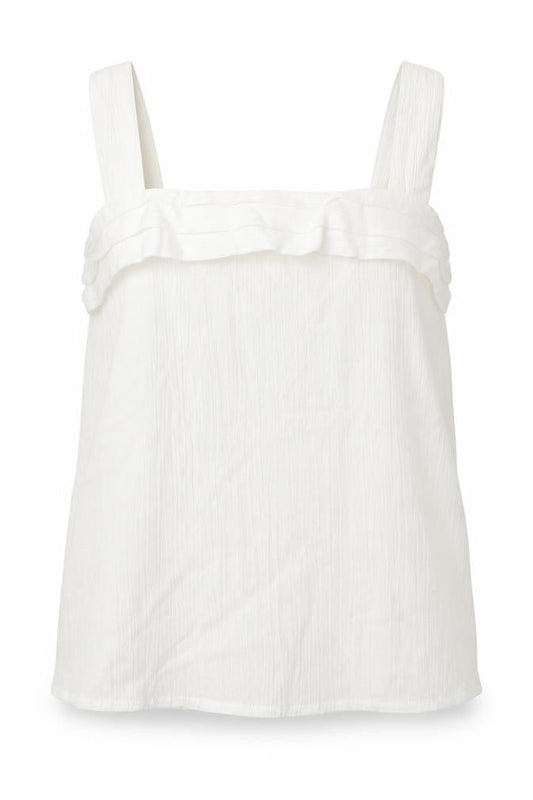 Preworn Womens White   Basic Tank Size 14