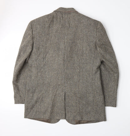 Back view of BHS men’s beige jacket suit jacket, size M