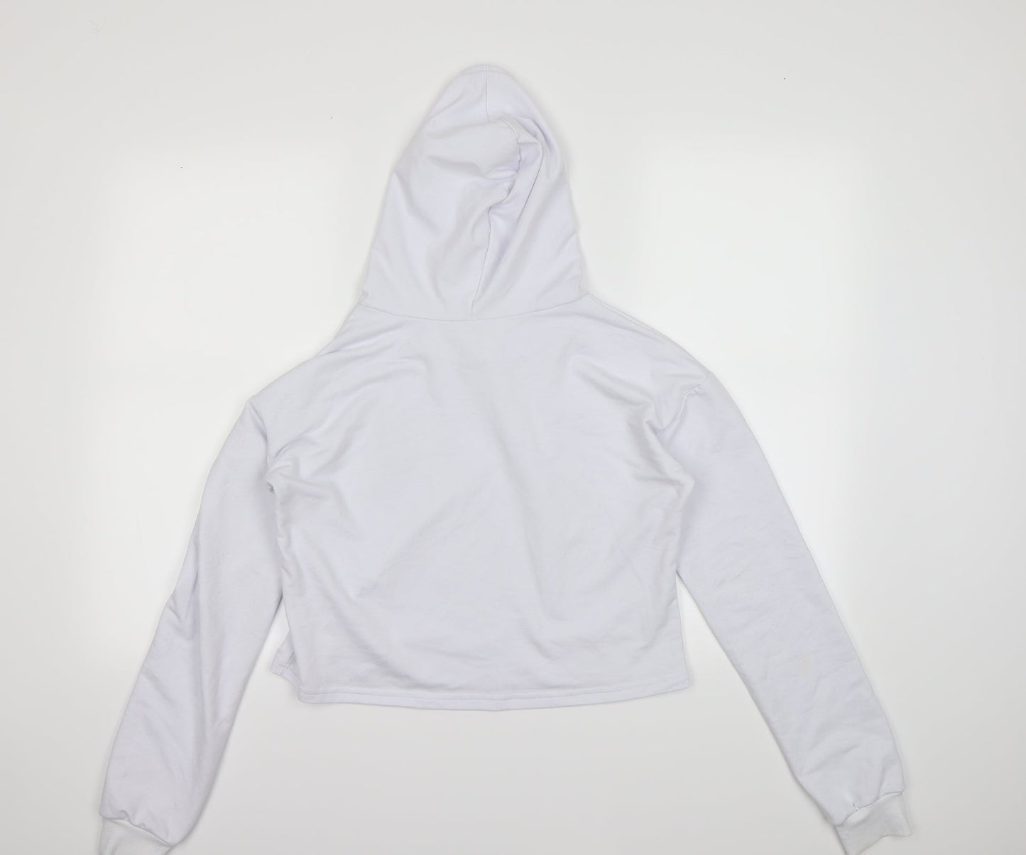 Preworn Womens White   Pullover Hoodie Size M