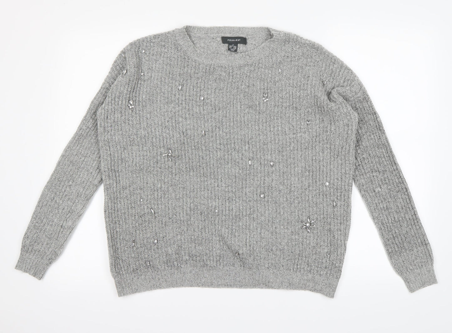 Primark Womens Grey   Pullover Jumper Size 10