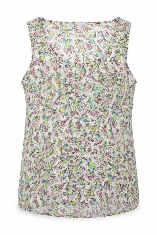 New Look Womens Pink Floral Chiffon Basic Blouse Size 10