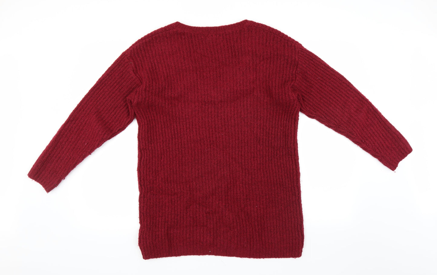 Marks and Spencer Womens Red   Pullover Jumper Size 10