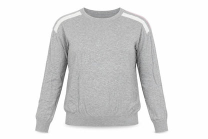 Front view of Next women’s grey jumper, size UK 8