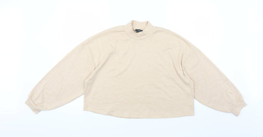 Primark Womens Beige   Pullover Jumper Size S  - CROPPED