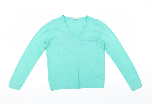 Love knitwear Womens Green   Pullover Jumper Size 12